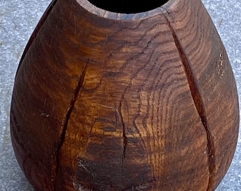 Oak Wood Vase