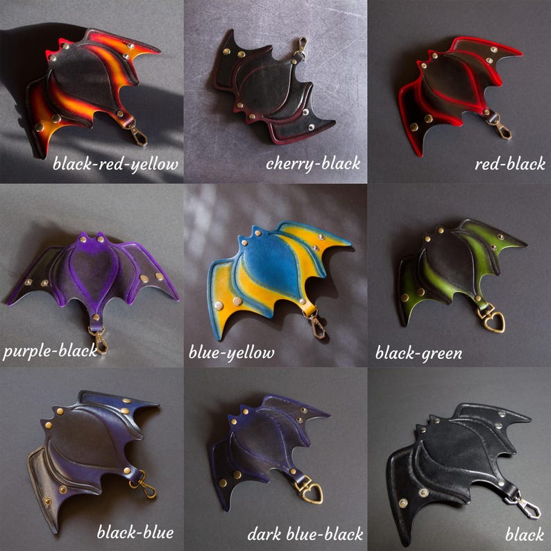 The bat can be made in the following colors:
- black-red-yellow
- cherry-black
- red-black
- purple-black
- blue-yellow
- black-green
- black-blue
- dark blue-black
- black