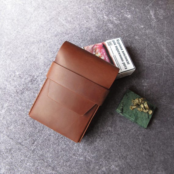 cigarette holder and lighter Premium Antique Marlboro Cigarette Case W/Built in Lighter for Kings & 100's