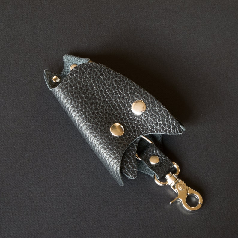 Unusual gift for men or women Leather key case Vampire Bat Leather key organizer