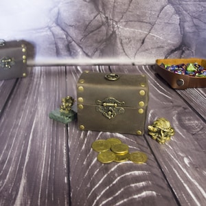 Brown crazy horse leather box. Leather jewelry box with lock. Treasure chest leather. Deck box leather. Best gift for girl