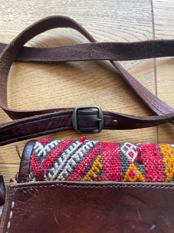 Vintage Hippie Satchel - image 5