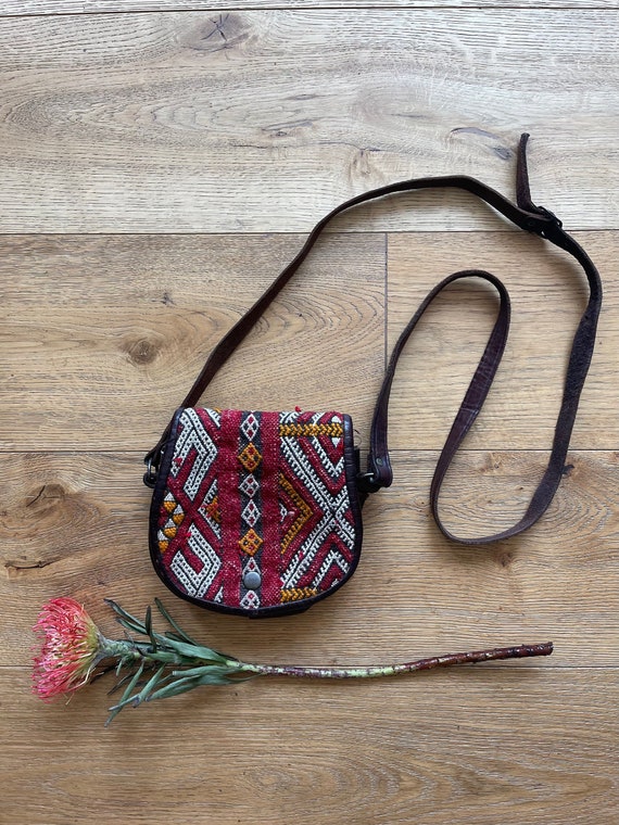 Vintage Hippie Satchel - image 1