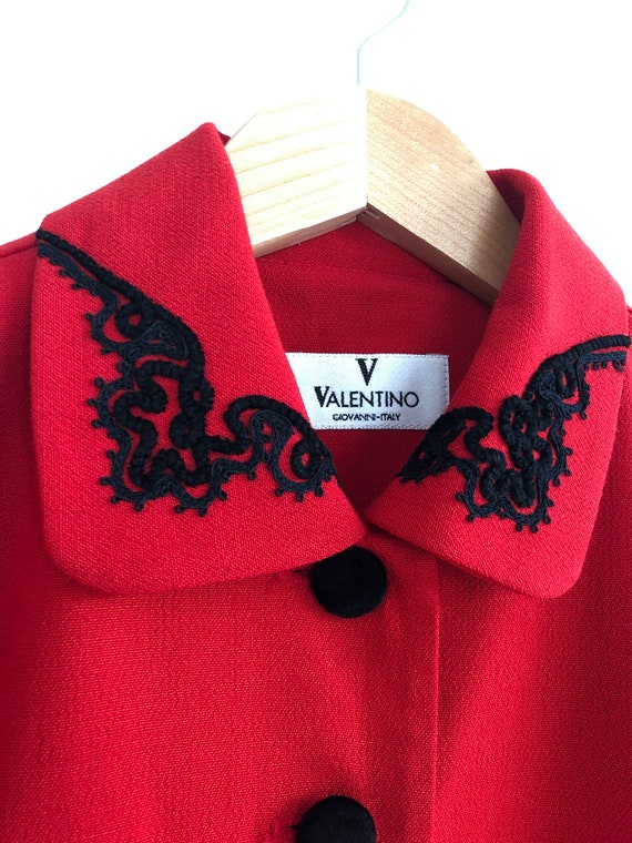 Vintage VALENTINO Red Tailored Blazer