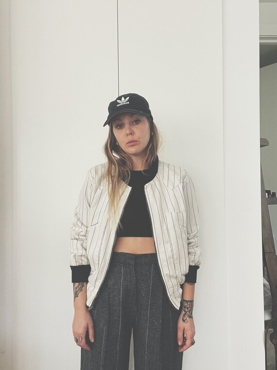 Vintage Striped Bomber