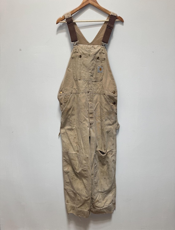 ヴィンテージ ダメージ加工 カーハート オーバーオール - Etsy 日本