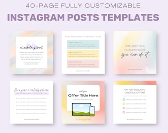 Instagram Post Canva-sjablonen | Instagram-inhoud | Voor coaches en contentmakers | Sjabloon voor sociale media | Instagram-betrokkenheid