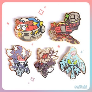 Hedgehog Pins Vol. 5: Eggman, Omega, Mephiles, Infinite, Chaos 0