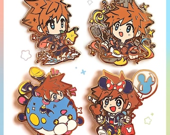 KH Sora Enamel Pins | Paopu Fruit Sora, Cooking Sora, Theme Park Sora, Sora & Meow Wow