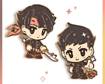 GAA Enamel Pins | Ryunosuke Naruhodo & Kazuma Asogi Enamel Pins