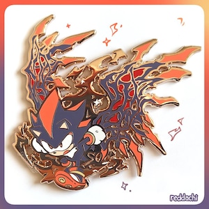 Shadow XL 2.7&quot; Enamel Pin | Shadow with Doom Wings