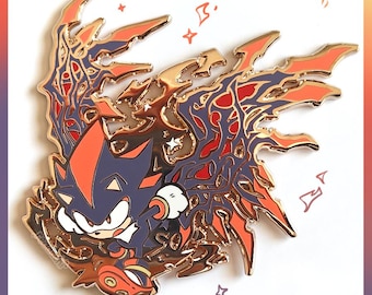 Shadow XL 2.7" Enamel Pin | Shadow with Doom Wings