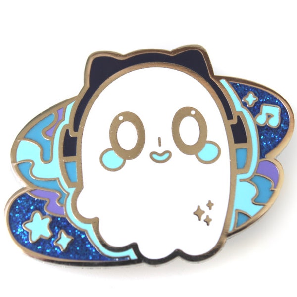 Napstablook Enamel Pin (Glittered & Regular)