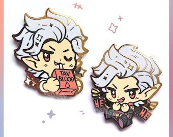 BG3 Astarion Enamel Pins