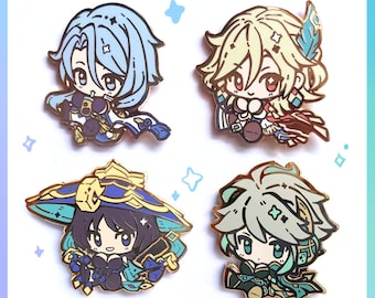 Genshin Pins Vol. 4 | Ayato, Kaveh, Alhaitham, Wanderer