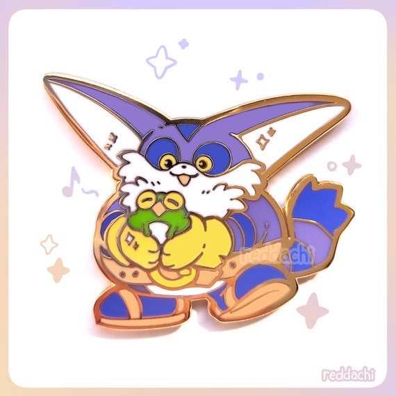 ハリネズミのピンバッジ｜チャオトリオ、ビッグ・ザ・キャット