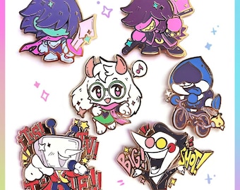 NEW! Spamton, Tenna | Deltarune Enamel Pins | Kris, Ralsei, Susie, Lancer, Spamton, Tenna