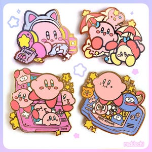 Poyo Enamel Pins | Gamer Poyo, NDS Poyo, GBA Poyo, Parasol Poyo