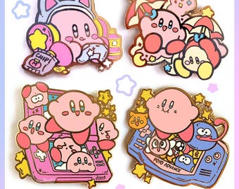 Poyo Enamel Pins | Gamer Poyo, NDS Poyo, GBA Poyo, Parasol Poyo