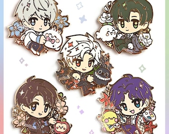 Love & Deepspace Pins | Xavier, Zayne, Rafayel, Sylus, Caleb