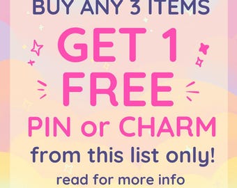 BUY 3 GET 1 FREE Deal! | Read For More Details | *Eligible freebies are from this listing only*