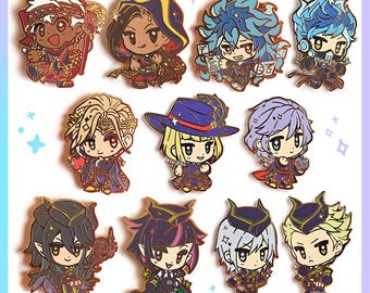 TWST Enamel Pins Vol 2 | Scarabia, Pomfiore, Ignihyde, Diasomnia