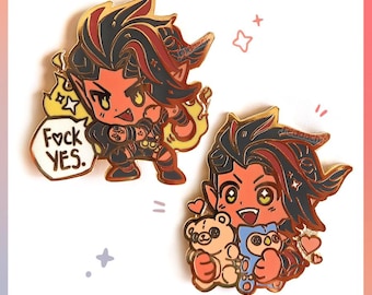 BG3 Karlach Enamel Pins