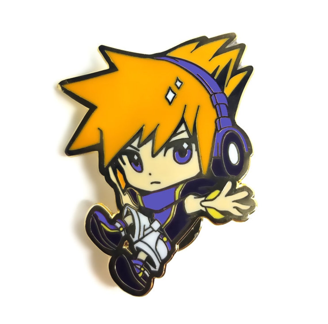 TWEWY Pins Neku Joshua Mr Mew Sho Etsy