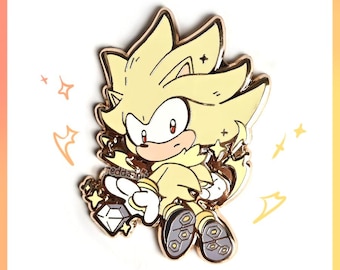Super Silver Enamel Pin | Super Hedgehogs Series