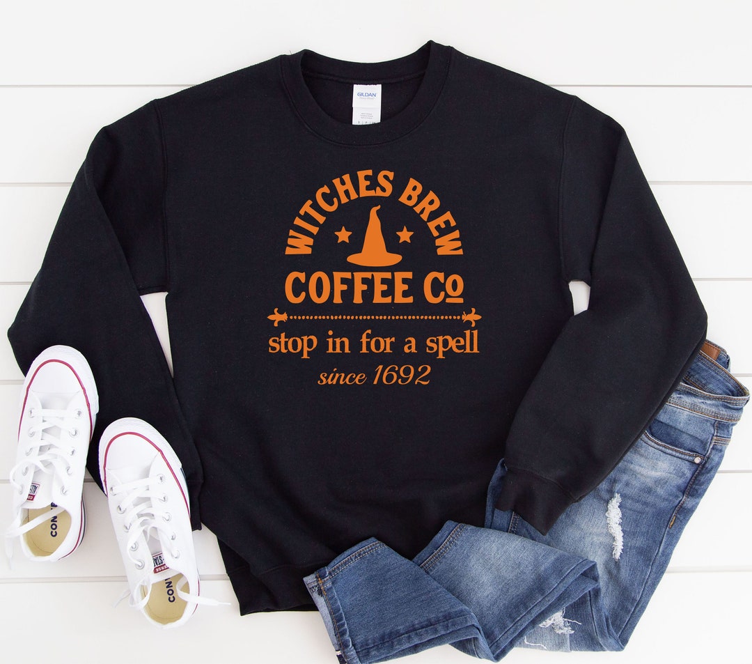 Witches Brew Sweatshirt - Witches Brew - Halloween Crewneck Sweatshirt ...