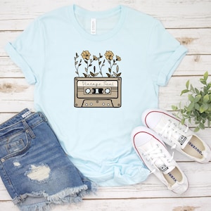 Vintage Soul Shirt, Vintage Soul Tshirt, Vintage Soul, Old Cassette Tape, Retro Tee, Vintage Tee, Wildflowers, Vintage Cassette Tape Shirt