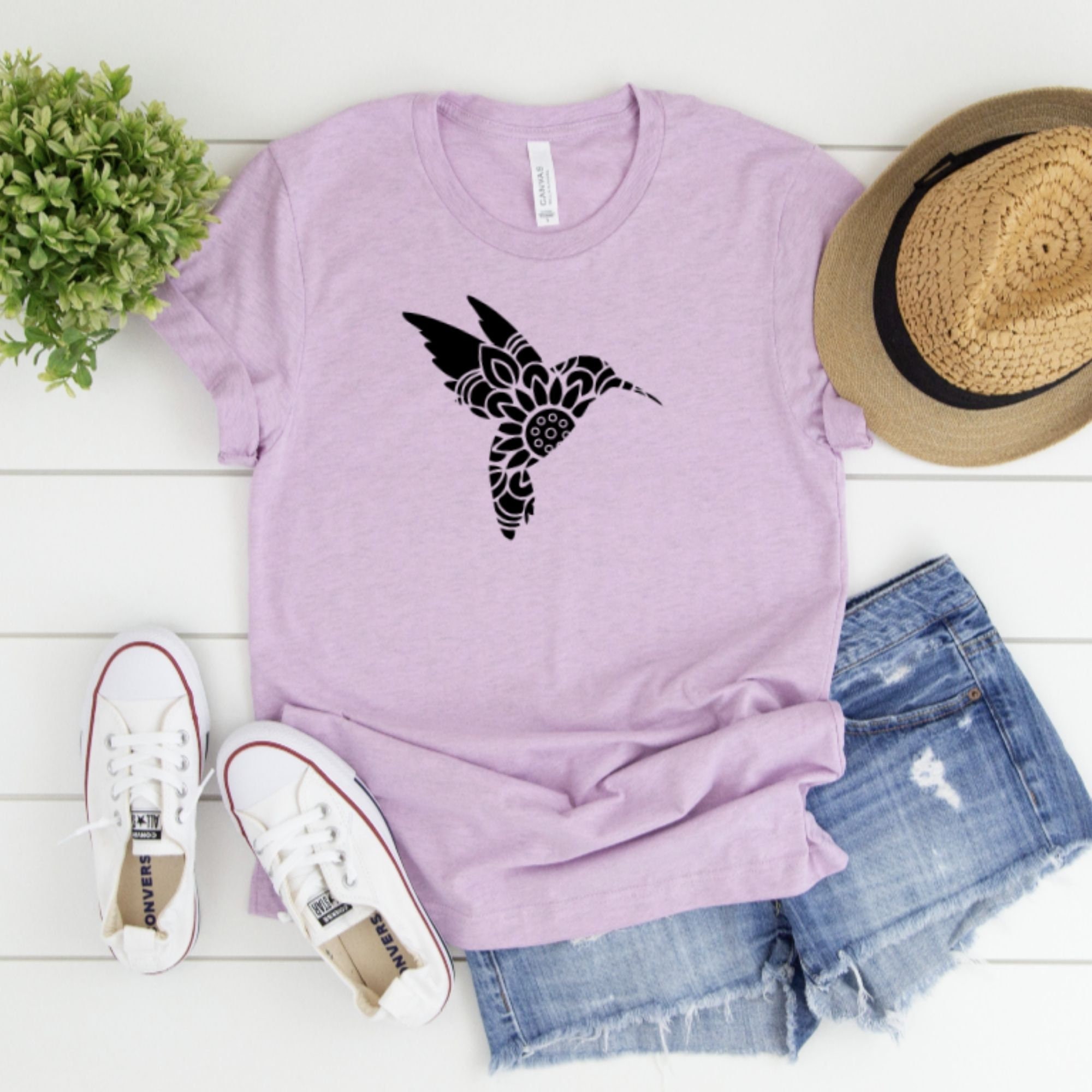 Hummingbird Shirt Hummingbird Mandala Shirt Bird Shirt | Etsy