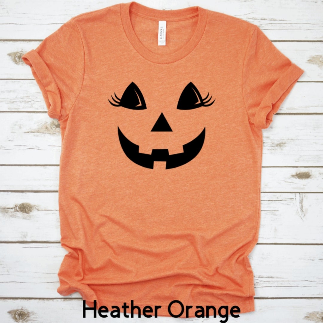Halloween Shirt, Pumpkin Face, Jack O Lantern Shirt, Pumpkin Shirt ...