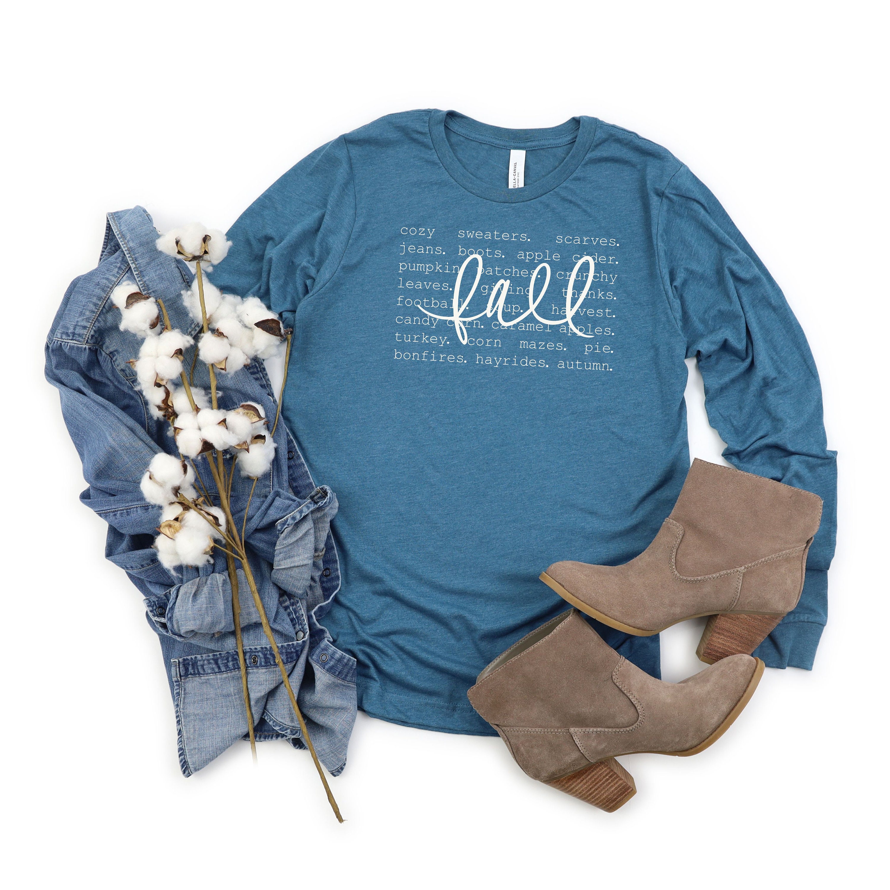 cute long sleeve fall shirts