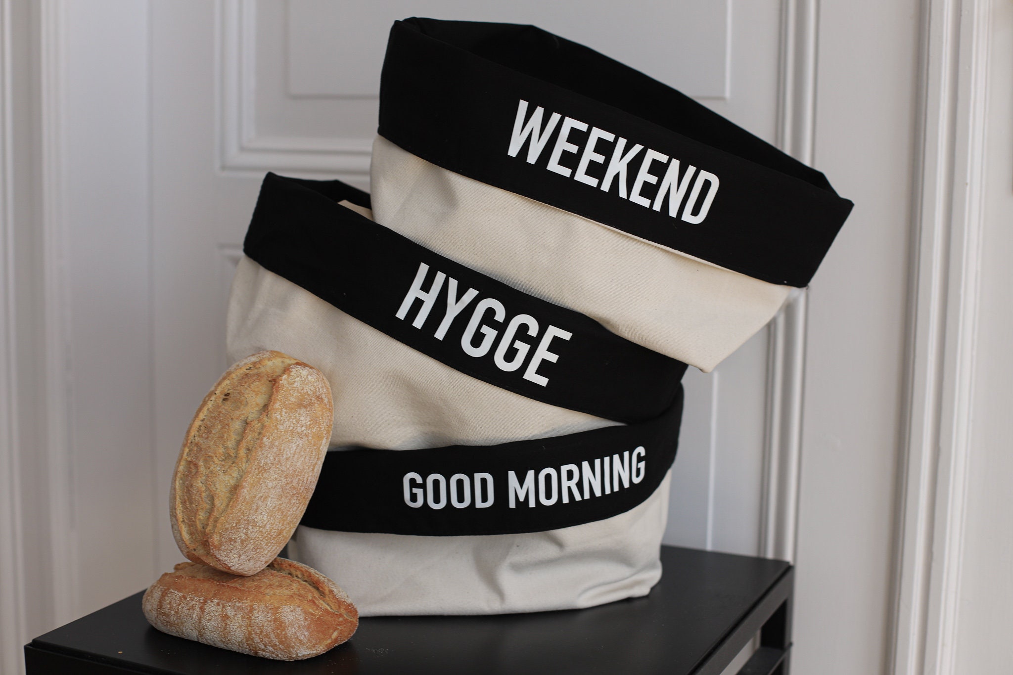 Stoff-Brotkorb Aus Baumwolle - Praktischer Aufbewahrungskorb Mit Herz-Motiv Für Die Küche