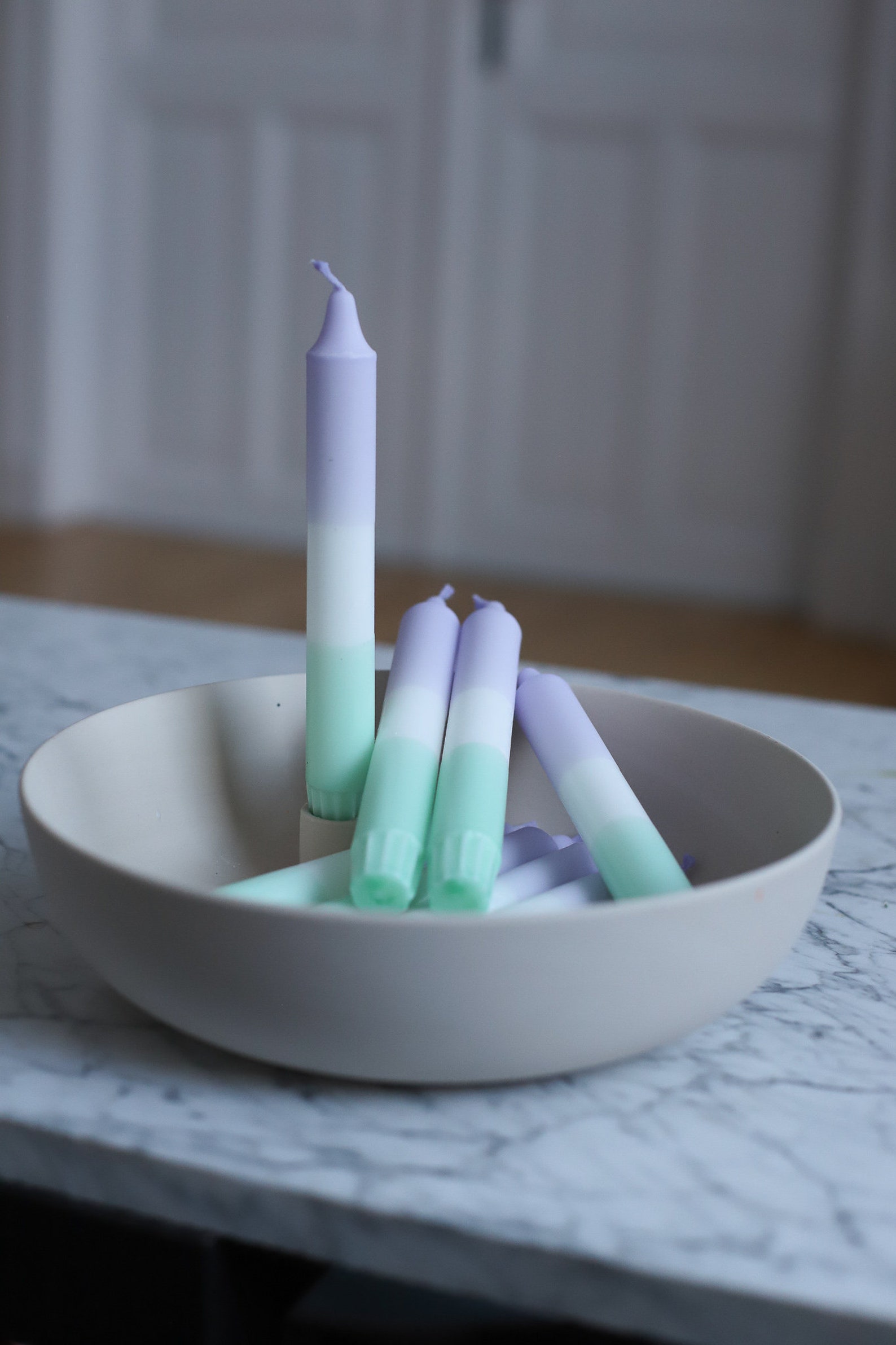 4 pieces vegan DIP DYE candle candles stick candles Etsy