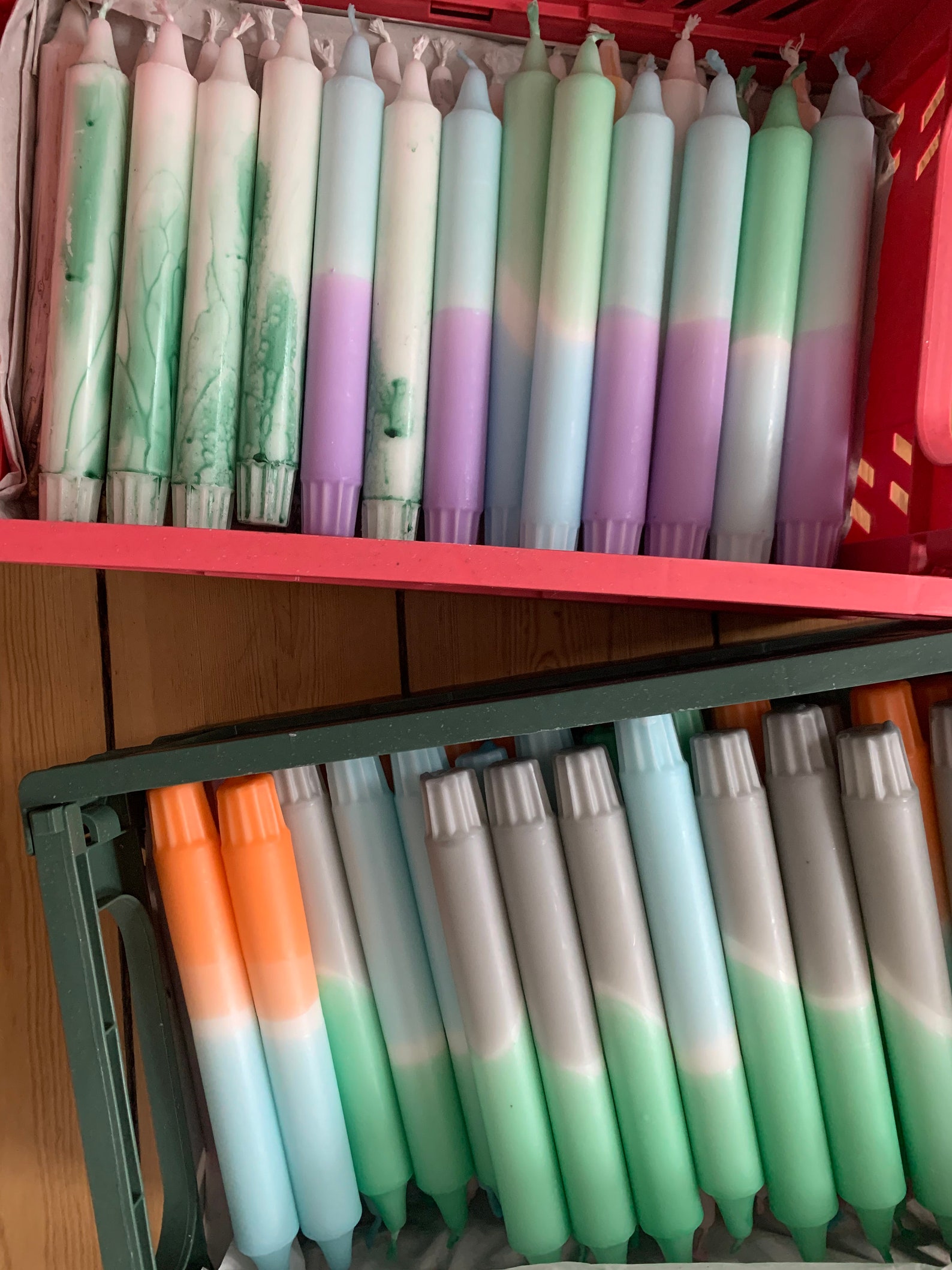 Vegan dip DYE candles candle stick candles 100 stearin Etsy