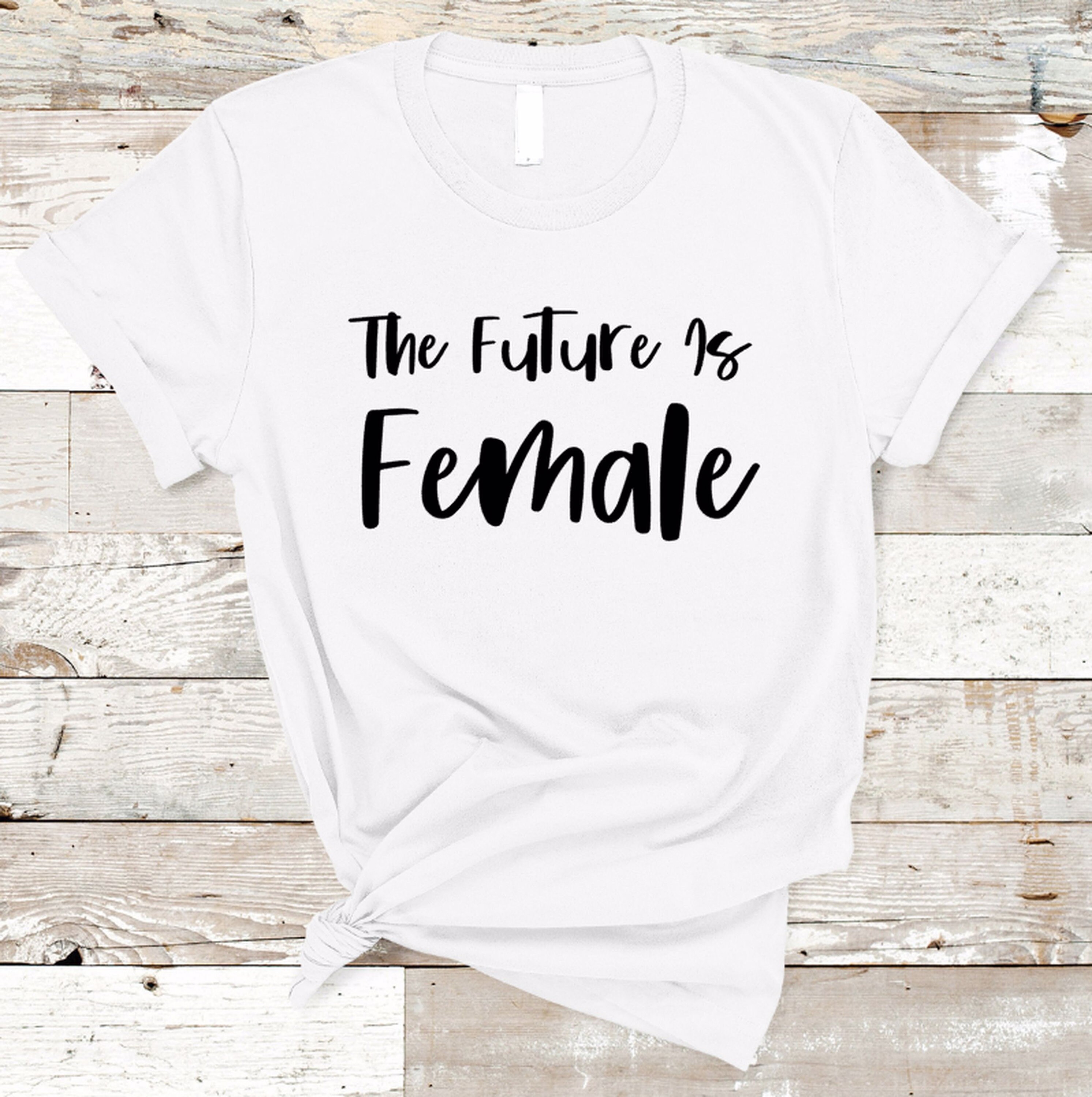 The Future is Female Tshirt Cool Feminist Vintage Tee Woman Etsy UK