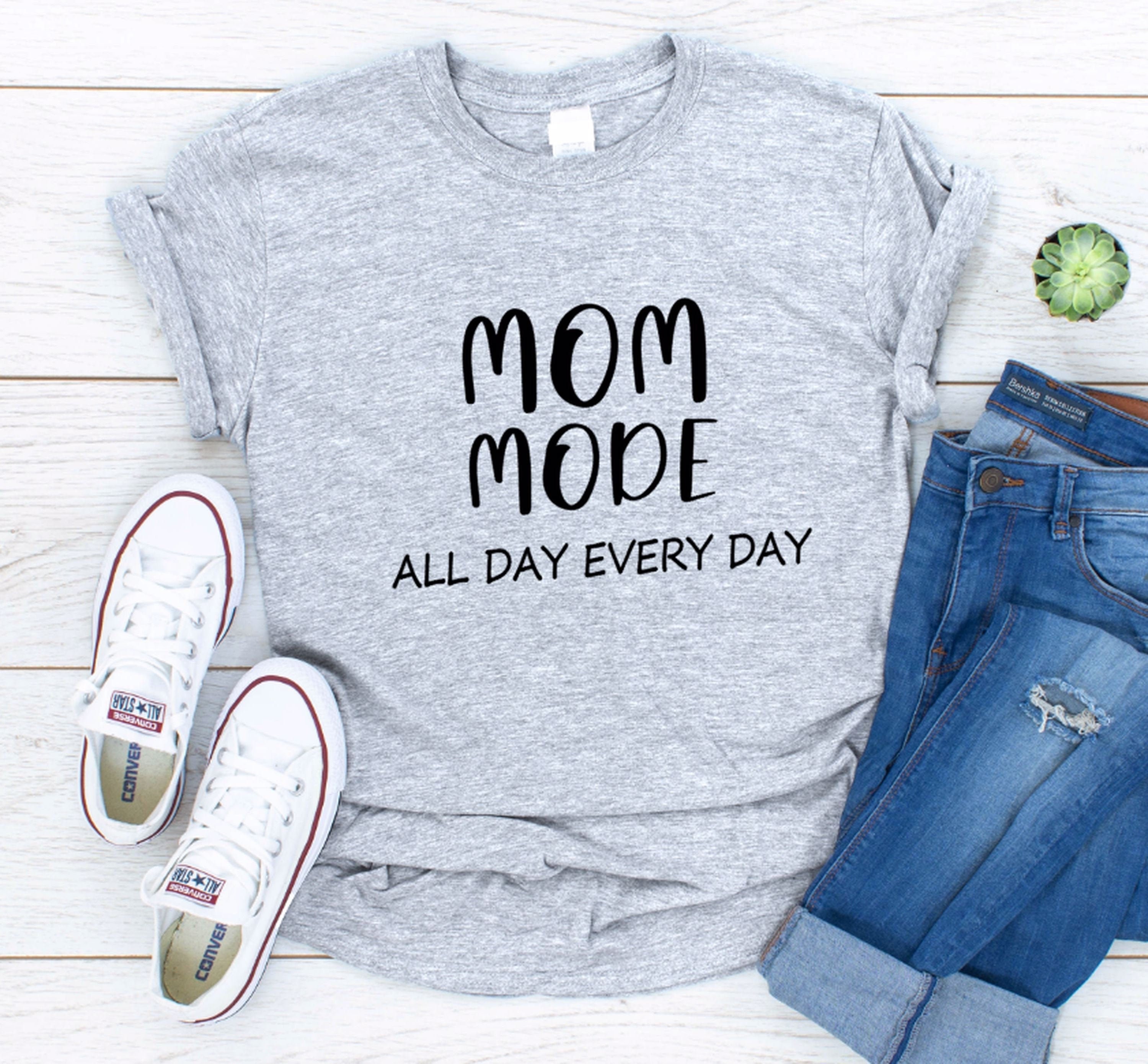Mom Mode Shirt Mom Mode Tshirt Mom Mode Tee Mother’s | Etsy