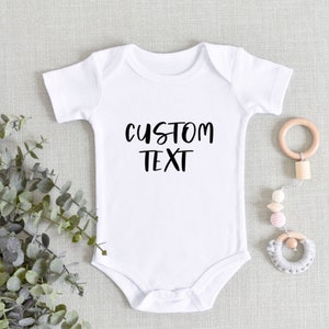 Custom text Onesie , Baby Shower Gift, Personalized Baby Bodysuit,Baby shower gift,Bodysuit