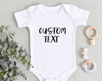Custom text Onesie , Baby Shower Gift, Personalized Baby Bodysuit,Baby shower gift,Bodysuit