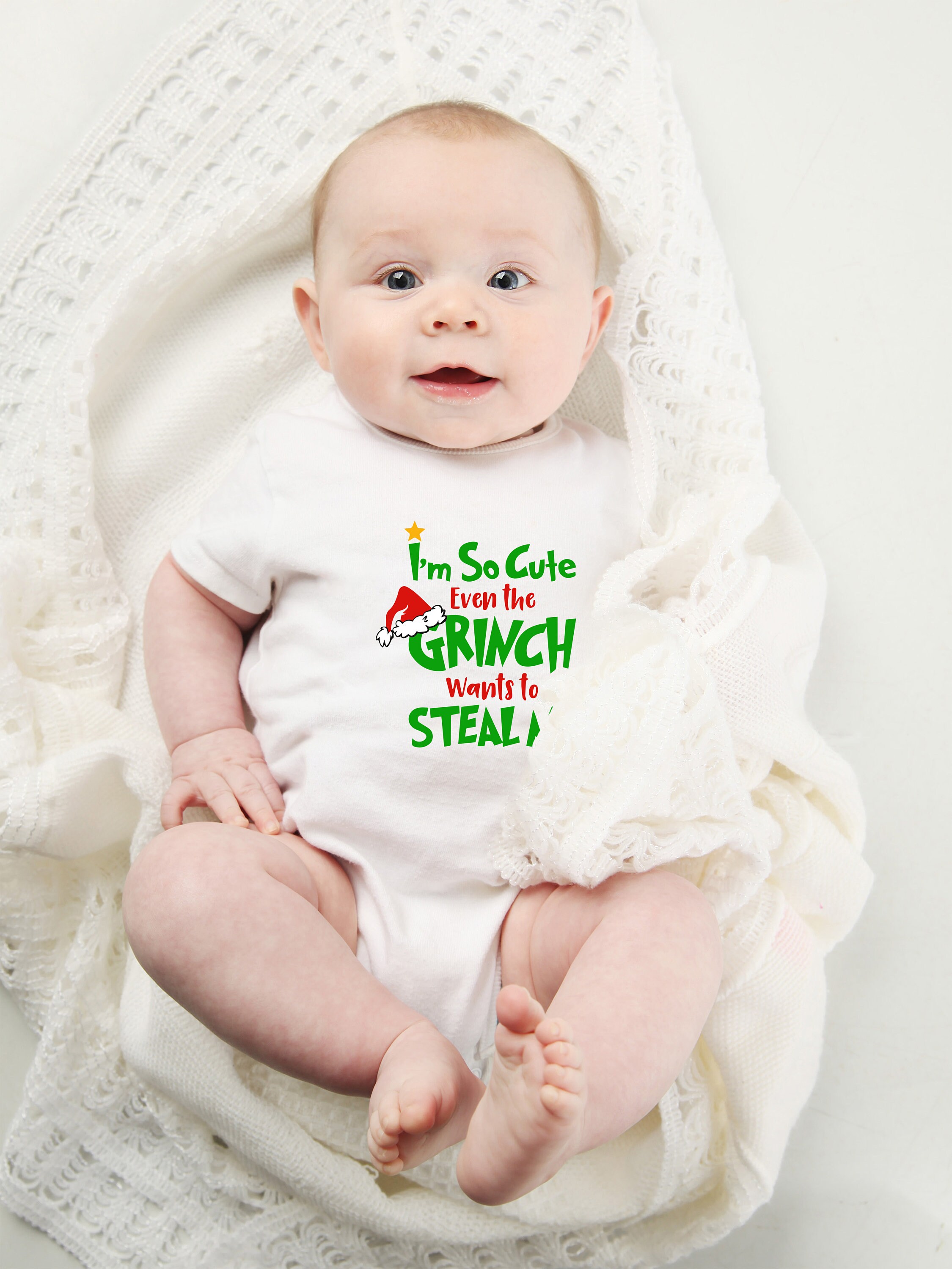 I'm So Cute Grinch Baby Onesie Unisex Onesie Etsy