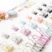 Cute Colored Hollow Big Size Metallic Binder Clips, Clips, Student/Kid/ DIY Paper Clips, School & Office Supplies, Gift for Him/Her 