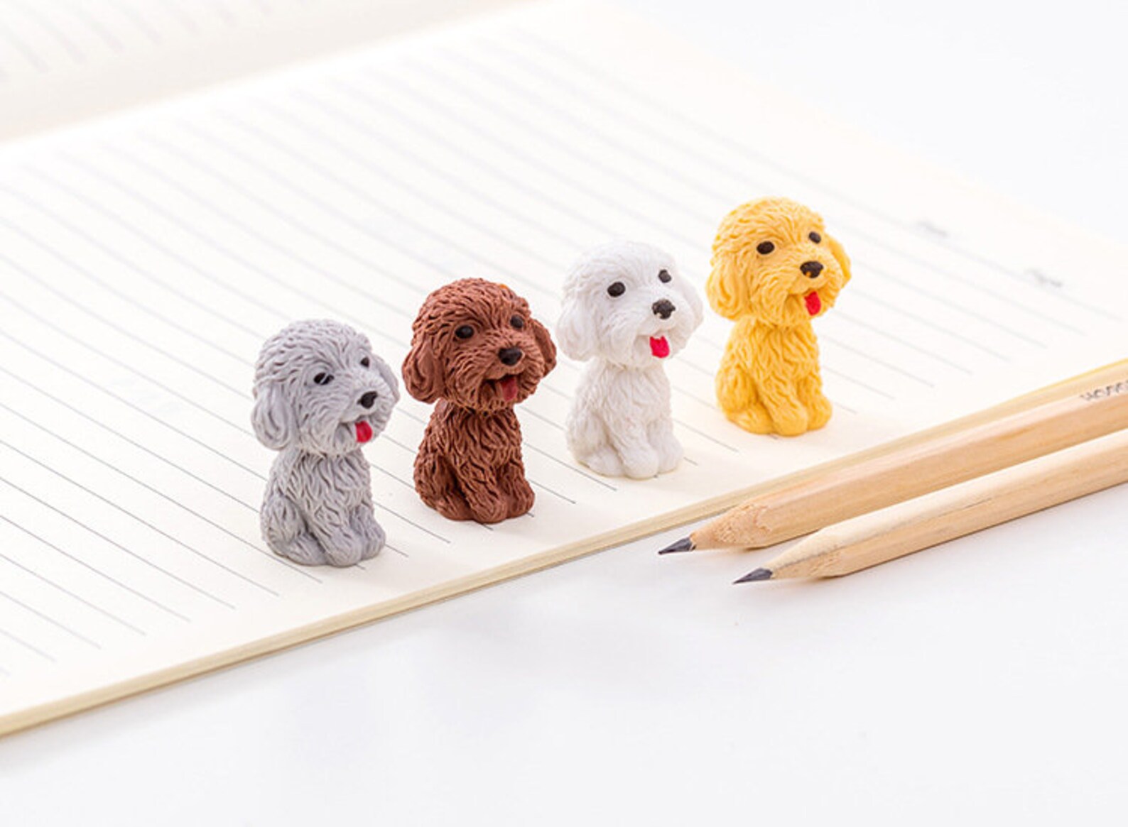 Creative Cute Dog Style Eraser Student's Rubber Etsy