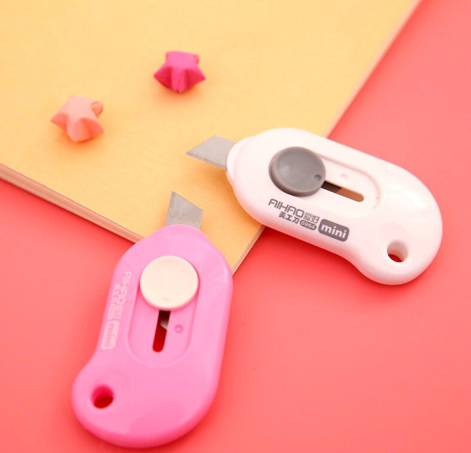 Cute Random Color Mini Cutter Plastic Scissors Student/kid/ Etsy UK