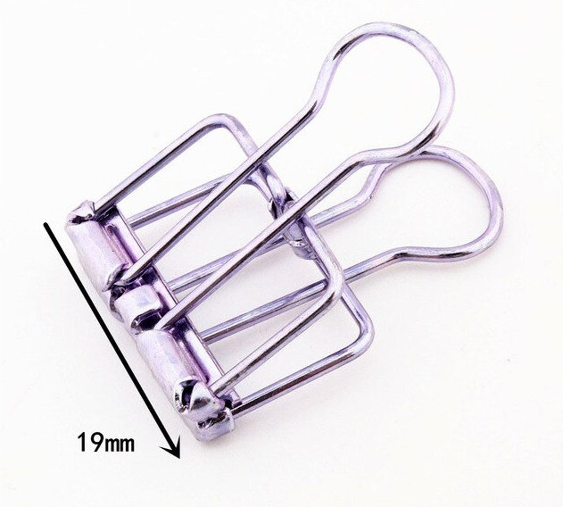 Pack of Creative Multicolor Decorative Binder Clips Paper Etsy