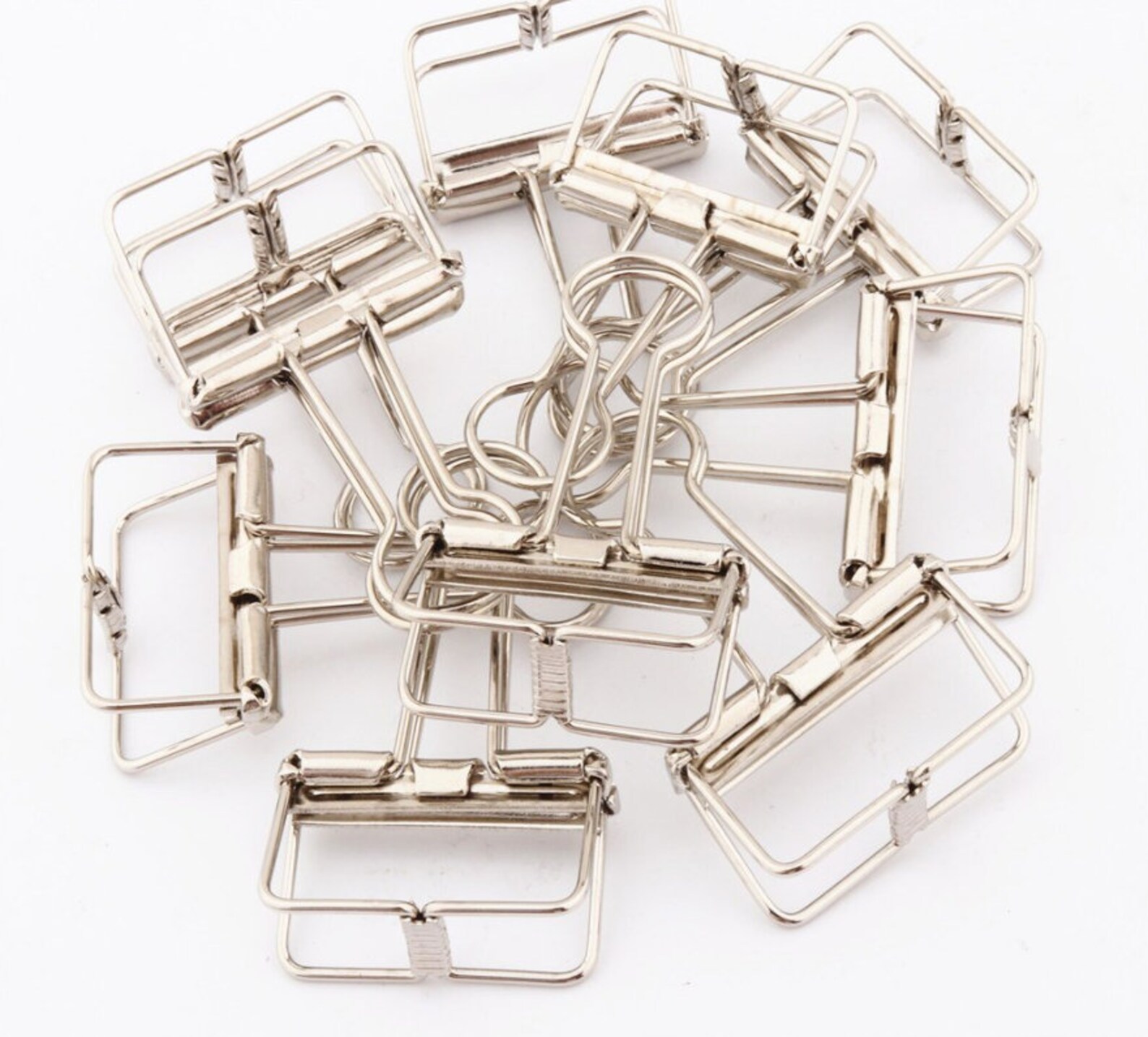 Pack of Creative Silver Decorative Binder Clips Paper Clips Etsy