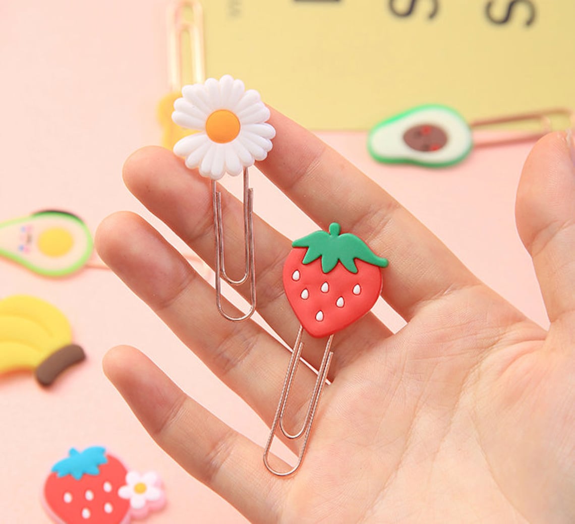 Pack of 10 Cute Paper Clips Paper Clips Student/Kid/ DIY Etsy