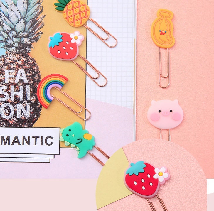 Pack of 10 Cute Paper Clips Paper Clips Student/Kid/ DIY Etsy