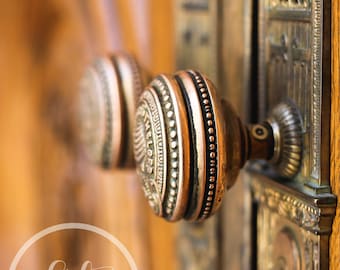 Salt Lake Temple doorknobs 8x10 photograph